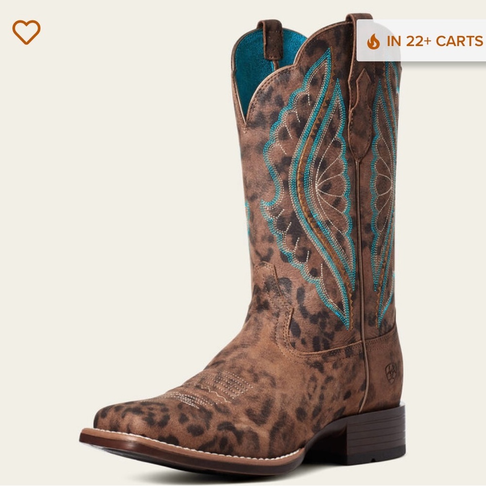 Ariat Women's Western Boots - Brown and Blue